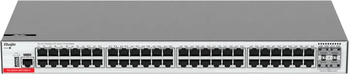 Ruijie RG-S5000-48GT4MS-E, 48 x 1GE RJ45 ports, 4 x 2.5GE SFP ports