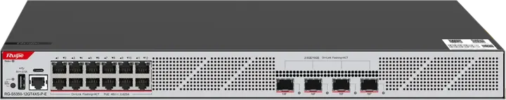 Ruijie RG-S5350-12GT4XS-P-E, 12 x 1GE RJ45 ports, 4 x 10GE SFP+ ports, PoE/PoE+
