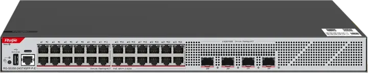 Ruijie RG-S5350-24GT4SFP-P-E, 24 x 1GE RJ45 ports, 4 x 1GE SFP ports, PoE+