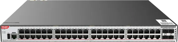 Ruijie RG-S5360-48GT4XS-E, 48 x 1GE RJ45 ports, 4 x 10GE SFP+ ports