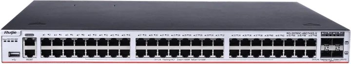 Ruijie RG-S5760C-48GT4XS-X, 48 x 1GE ports, 4 x 10GE SFP+ ports